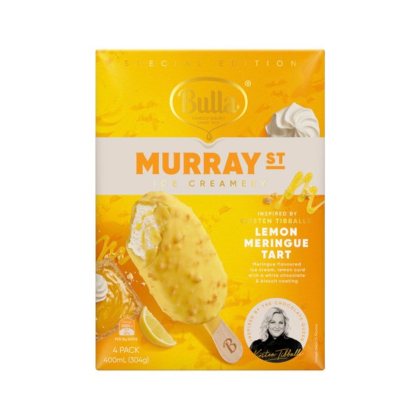 Bulla Murray St Lemon Meringue 4 Pack | 400mL