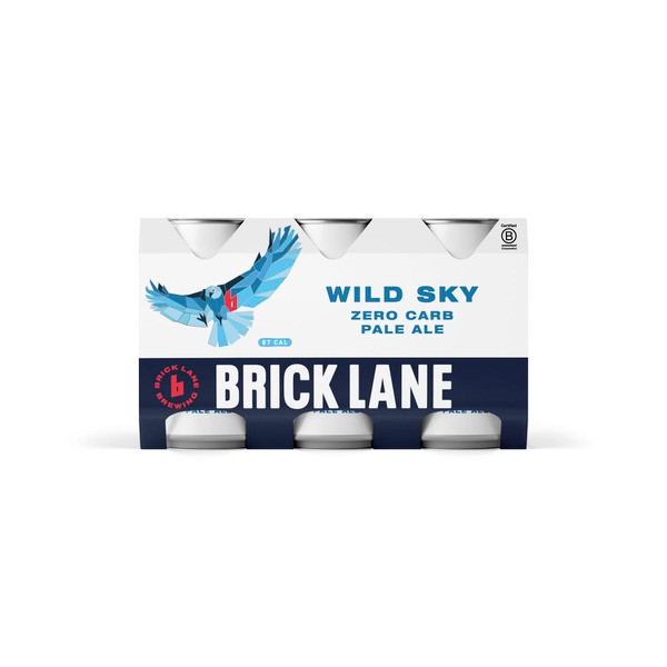 Brick Lane Wild Sky Zero Carb Pale Ale Can 355mL | 6 Pack