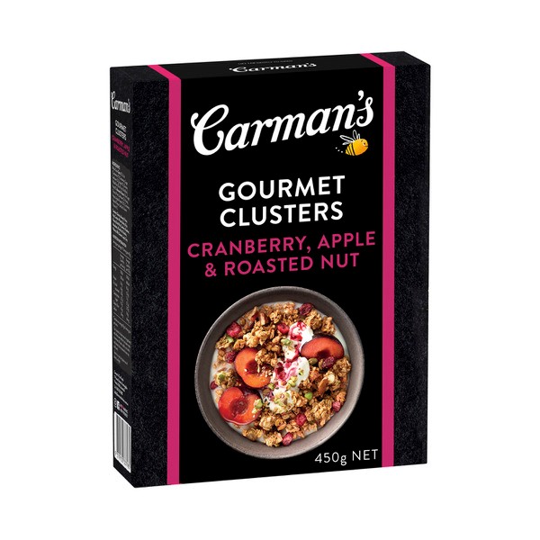 Carmans Gourmet Clusters Cranberry Apple & Roasted Nut | 450g