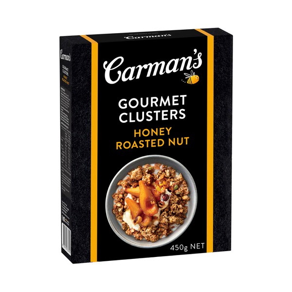 Carmans Gourmet Clusters Honey Roasted Nut | 450g