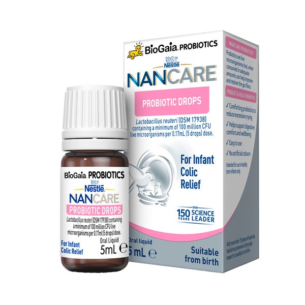 Nestle Nan Care Probiotic Drops For Infant Colic Relief | 5mL