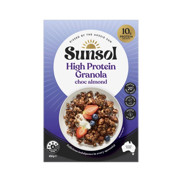  Sunsol Protein Granola Chocolate Almond Crunch | 450g