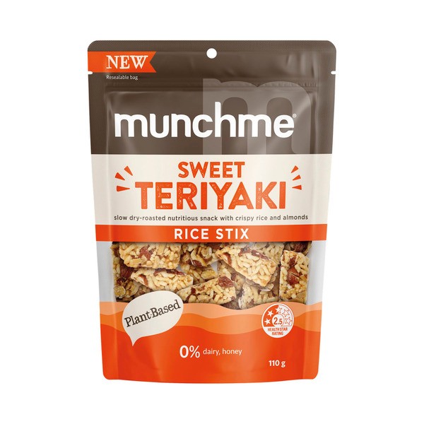 Munchme Nutritious Snack Sweet Teriyaki Rice Stix | 110g