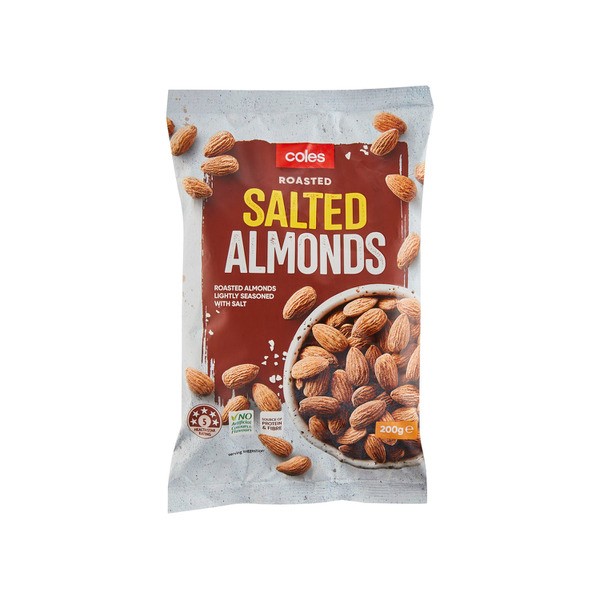 Coles Salted Almonds | 200g