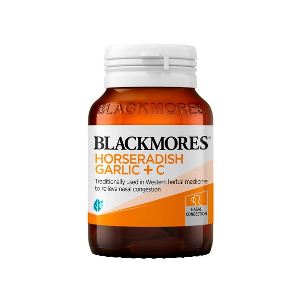 Blackmores Super Strength Horeseradish Garlic + C | 50 pack