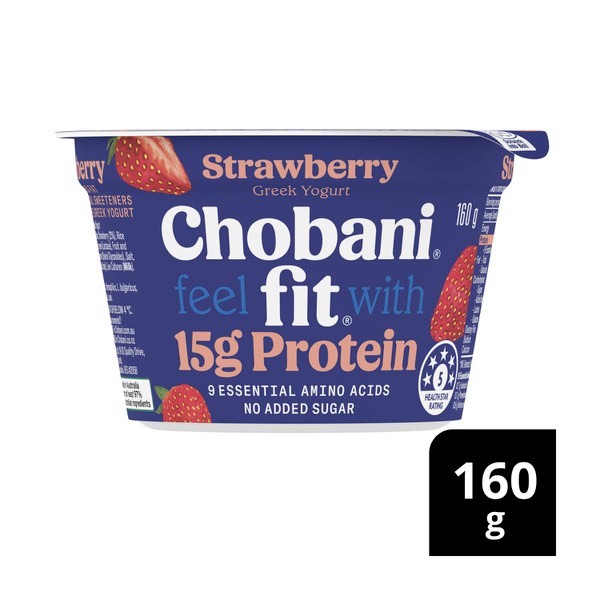 Chobani Fit High Protein Greek Yogurt Strawberry | 160g