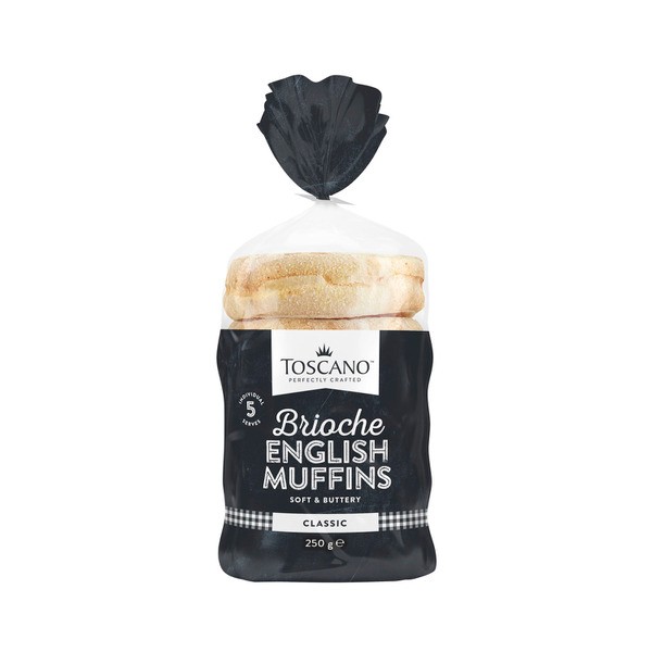 Toscano Brioche English Muffin 5pack | 250g