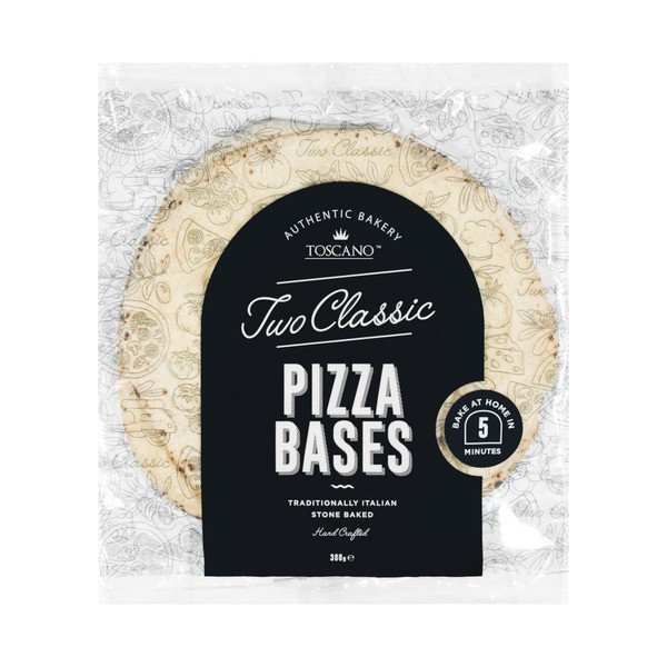 Toscano Classic Pizza Bases | 2 Pack