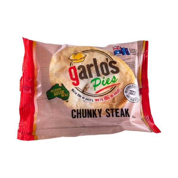 Garlos Chunky Steak Pie | 200g