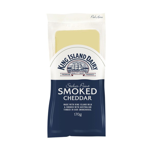 King Island Dairy Stokes Point Smoked Cheddar Cheese | 170g