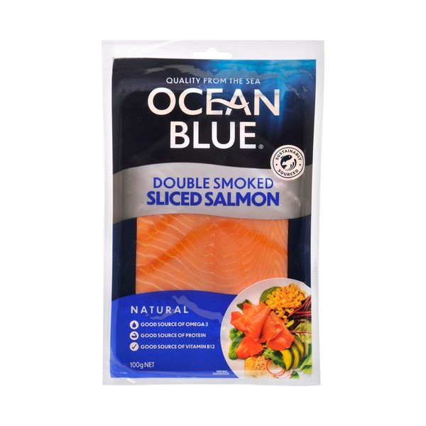 Ocean Blue Double Smoked Salmon | 100g