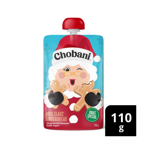Chobani Greek Yogurt Pouch Mrs Claus Gingerbread | 110g