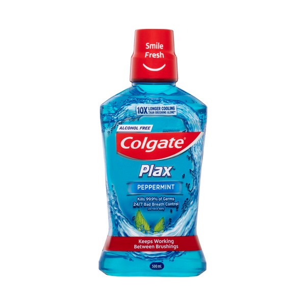 Colgate Plax Peppermint Dental Mouthwash | 500mL