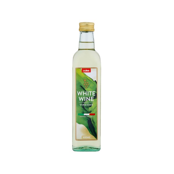 Coles Italian White Wine Vinegar | 500mL