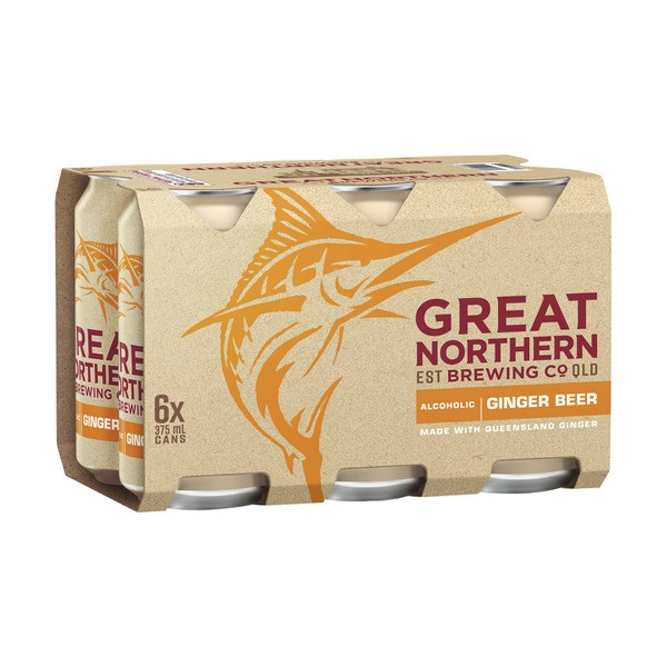 Great Northern Ginger Beer Can 375mL | 6 Pack