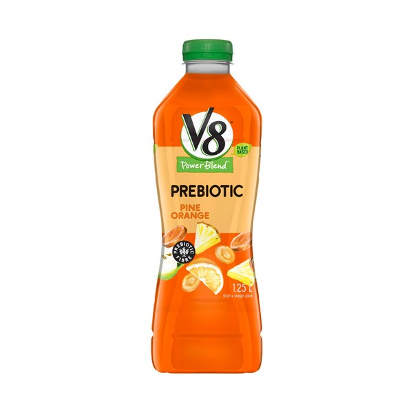 Campbells V8 Power Blend Prebiotics Juice Pine Orange | 1.25L