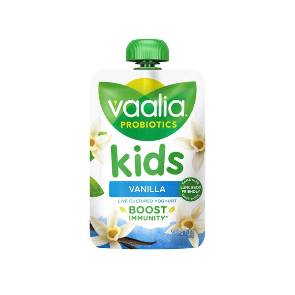 Vaalia Kids Vanilla Yoghurt Pouch | 140g