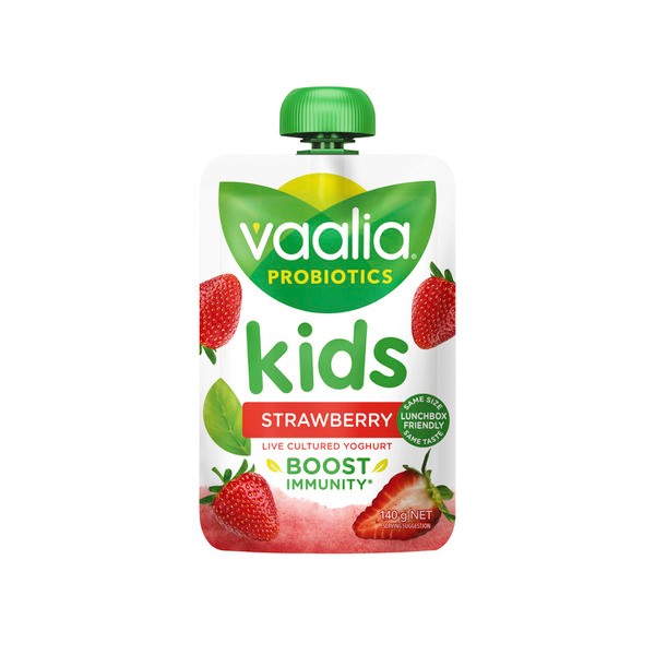 Vaalia Kids Strawberry Yoghurt Pouch | 140g