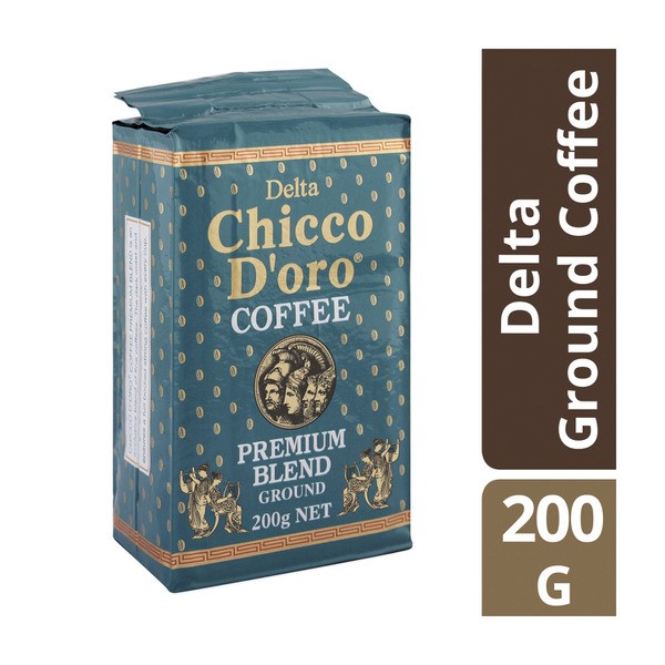 Chicco D'Oro Premium Blend Delta Ground Coffee | 200g