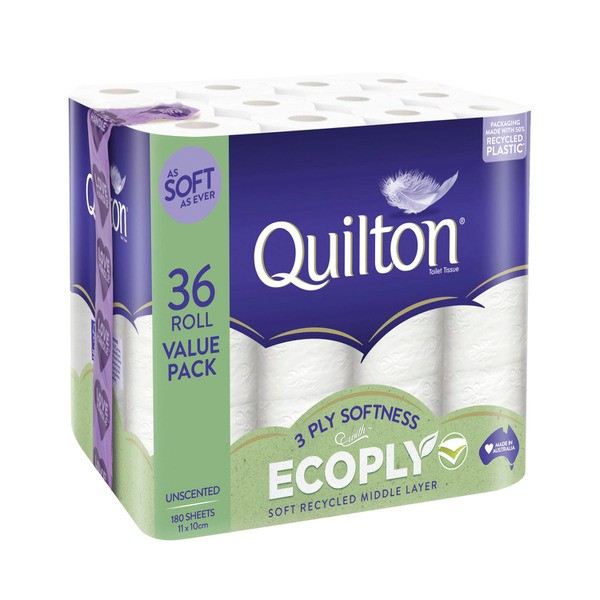 Quilton Eco 3Ply Toilet Tissue | 36 pack