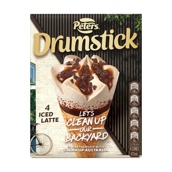 Peters Drumstick Cua Ice Latte 4 Pack | 475mL