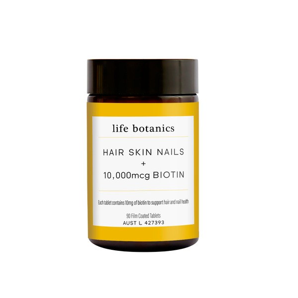 Life Botanics Hair Skin Nails + Biotin | 90 pack