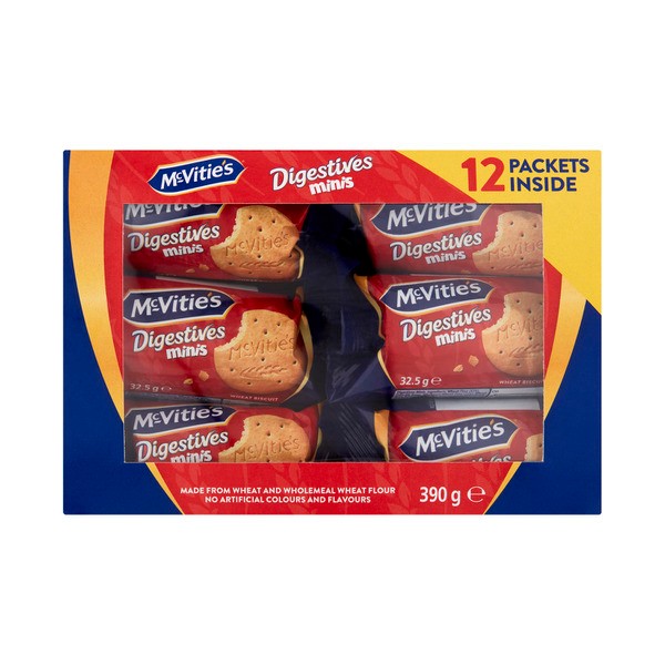McVities Multipack Mini Biscuits Digestives Plain | 390g