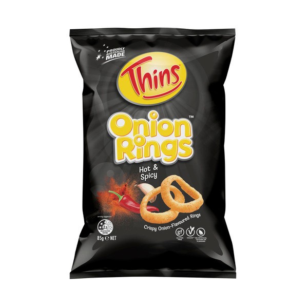 Thins Onion Rings Hot & Spicy | 85g