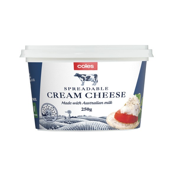 Coles Cream Cheese Spread Original | 250g