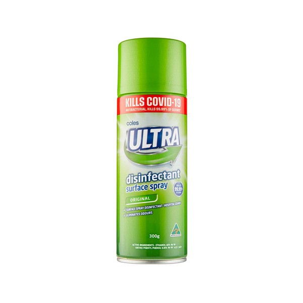 Coles Ultra Surface Spray Disinfectant Spring Fresh | 300g