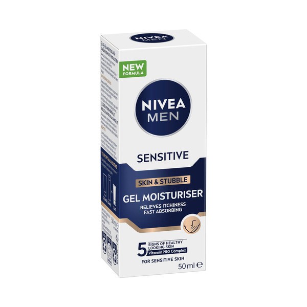 Nivea Men Sensitive Skin & Stubble Gel Moisturiser | 50mL