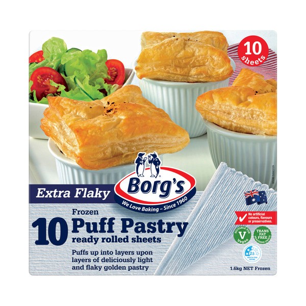 Borgs Extra Puff Pastry Sheet | 1.6kg