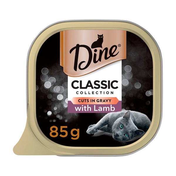 Dine Cuts In Gravy With Lamb Wet Cat Food Tray | 85g