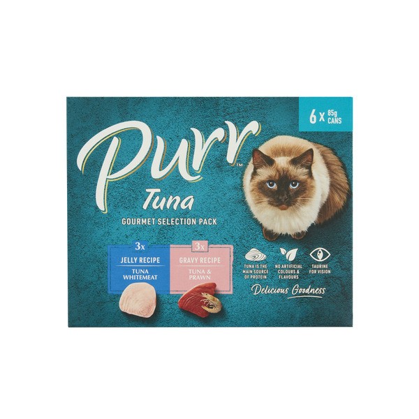 Purr Singles Cat Food Tuna Selection 6x85g | 6 pack