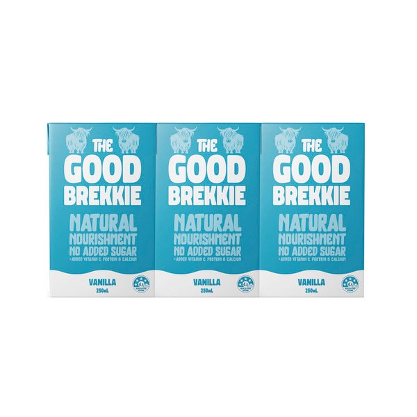 The Good Brekkie Vanilla 3x250mL | 750mL