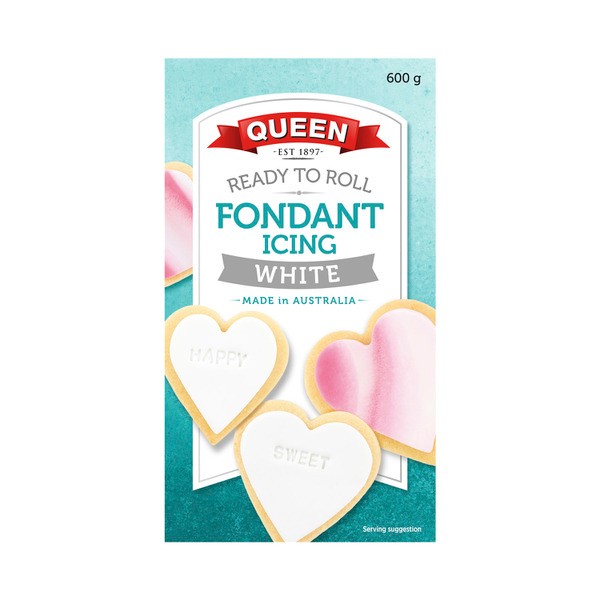Queen Ready To Roll Fondant Icing White | 600g