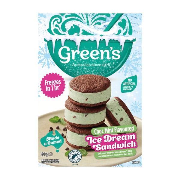 Greens Mint Chocolate Chip Ice Dream Cake | 360g