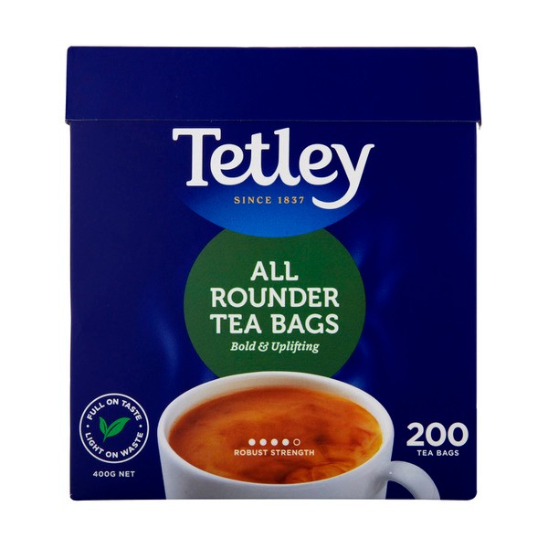 Tetley All Rounder Pure Black Tea Bags 200 pack | 400g