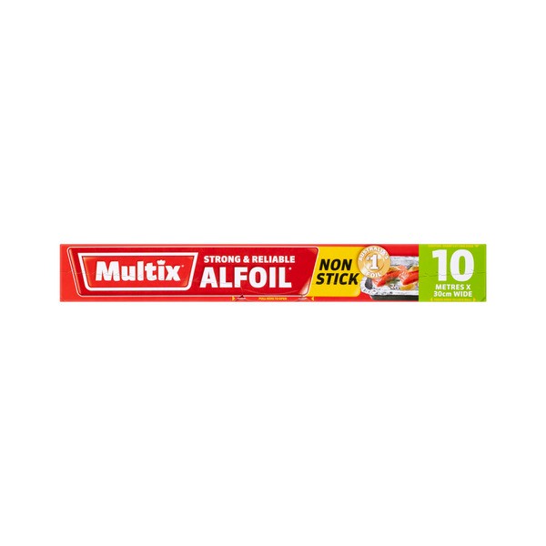 Multix Non Stick Aluminium Foil Wrap 30cm | 10m