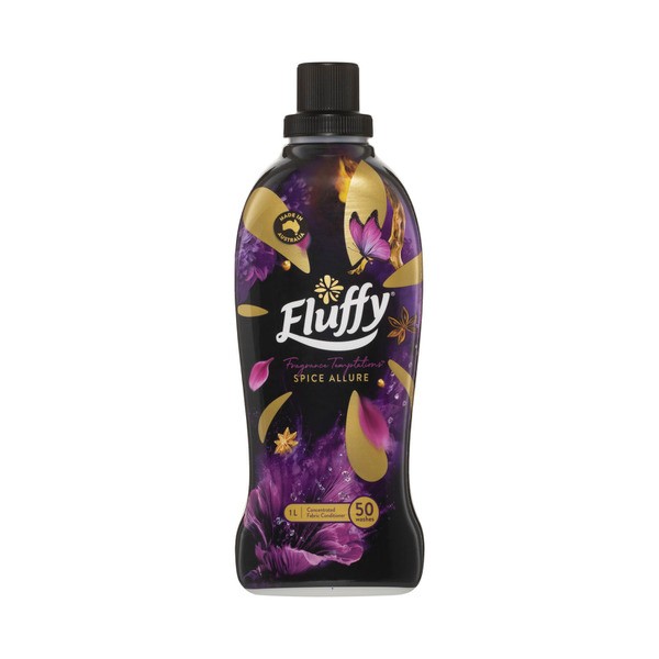 Fluffy Concentrate Liquid Fabric Softener Conditioner Fragrance Temptations Spice Allure | 1L