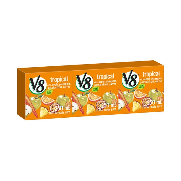 Campbell's V8 Tropical Juice Multipack 250mL | 3 pack