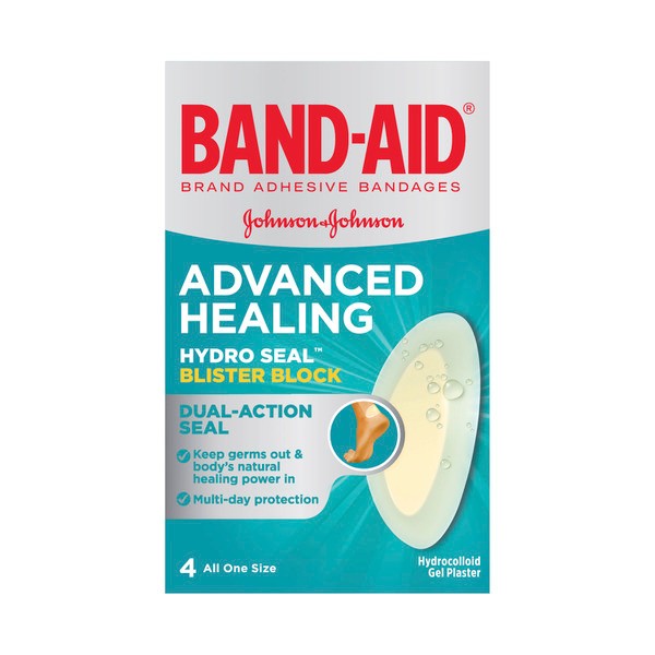 Band-Aid Advanced Healing Hydro Seal Blister Block | 4 pack