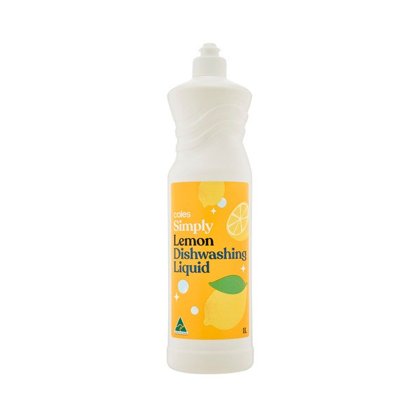 Coles Simply Dishwashing Liquid Lemon | 1L