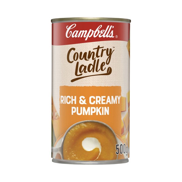 Campbell's Country Ladle Soup Can Rich & Creamy Pumpkin | 500g