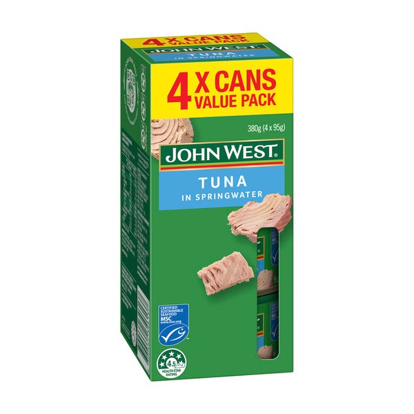 John West Tempters Tuna Springwater Multipack 4x95g | 380g