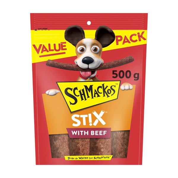 Schmackos Stix With Beef Dog Treats | 500g