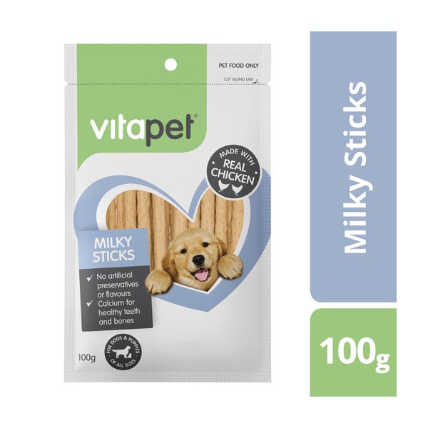 Vitapet Jerhigh Milky Sticks Puppy Dog Treats | 100g