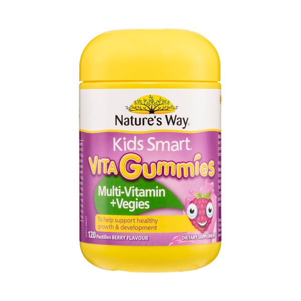 Nature's Way Kids Smart Gummies Multi-Vitamin +Vegies | 120 pack