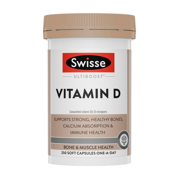 Swisse Ultiboost Vitamin D For Bone Health | 250 pack
