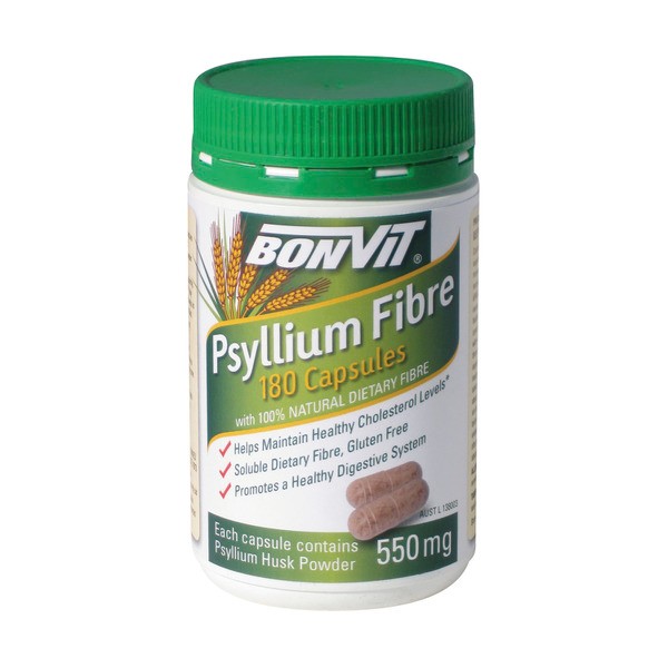Bonvit Psyllium Fibre Capsules | 180 pack